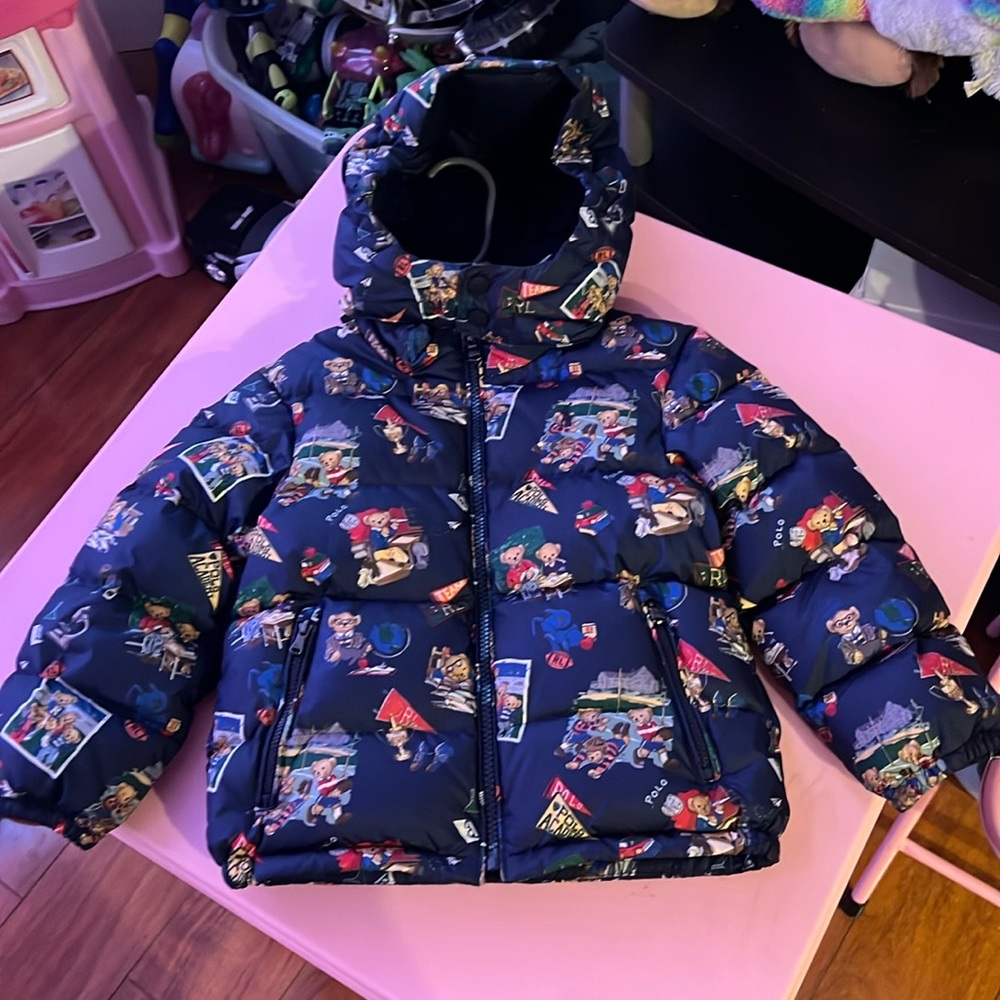 Polo Ralph Lauren puffer jacket size 4T worn two timess